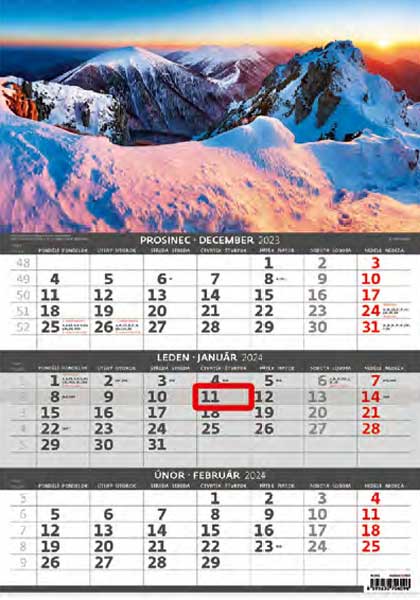 Hory - tmsn kalend