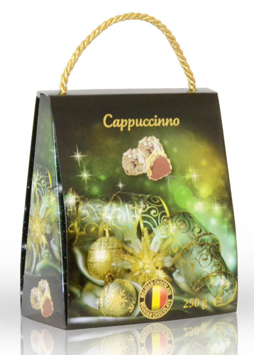 Èokoládové lanýže cappuccino v tašce nápady na firemní vánoèní dárky eshop