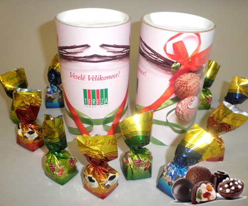  Èokoládové bonbóny v tubusu velikonoèní nápady na firemní vánoèní dárky eshop