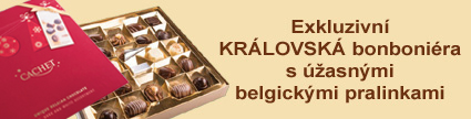  Belgické lanýže s kakaem dárky na Vánoce PFka